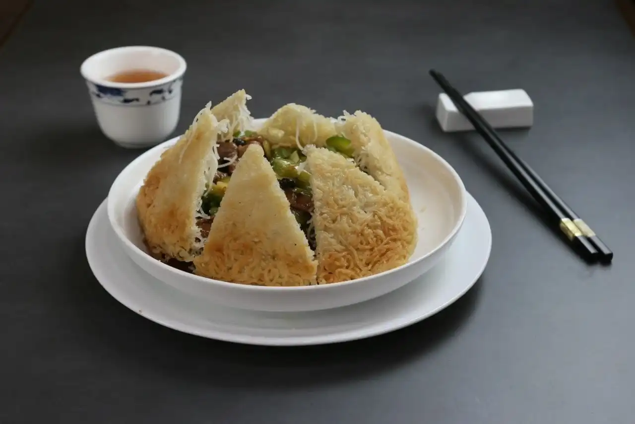 Beef Bitter Melon Pan-Fried Vermicelli